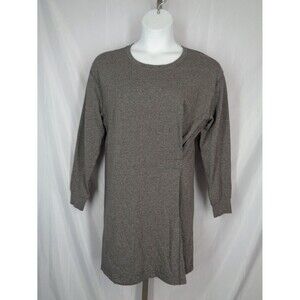 CAbi Ruched Gathered Put On Sweatshirt Dress Size Medium